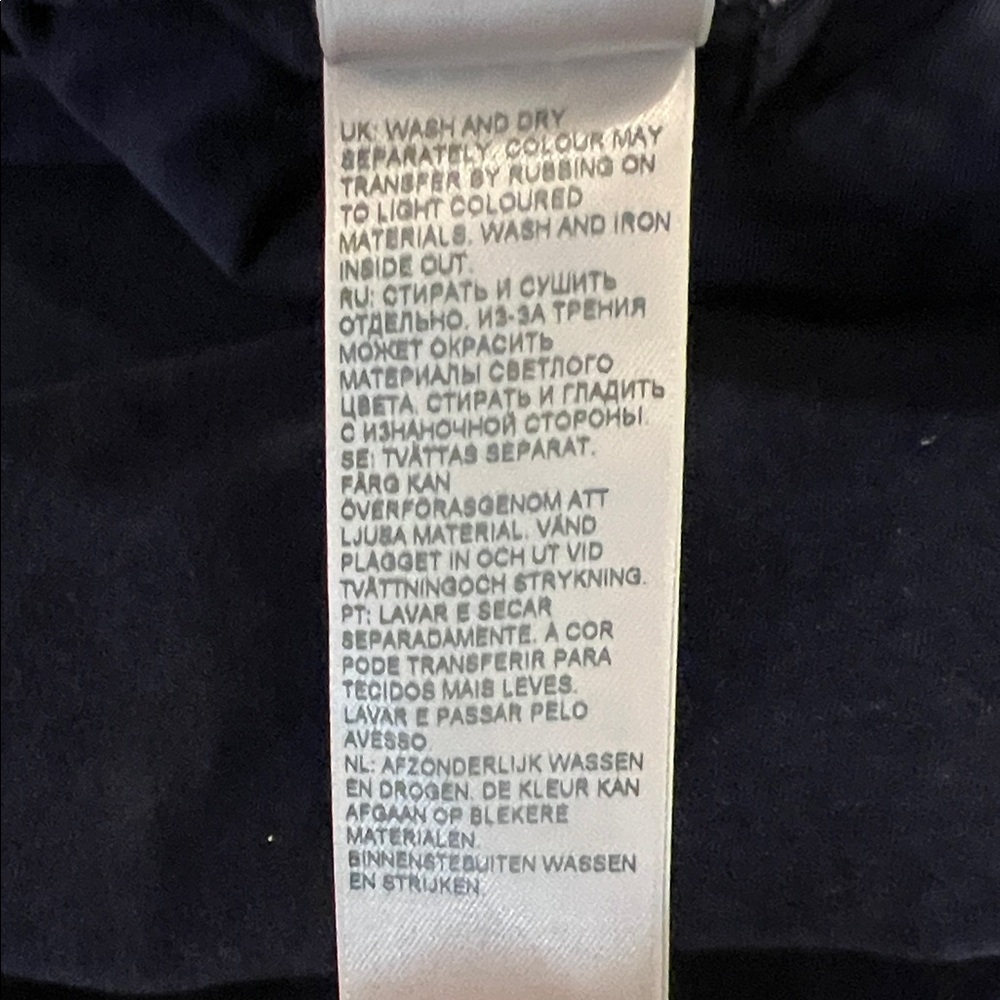 7 For All Mankind NWT high waist slim kick dark navy "velvet" feel pants - Picture 10 of 11